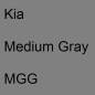 Preview: Kia, Medium Gray, MGG.